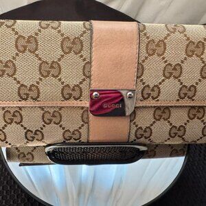 Gucci Canvas Long Wallet
